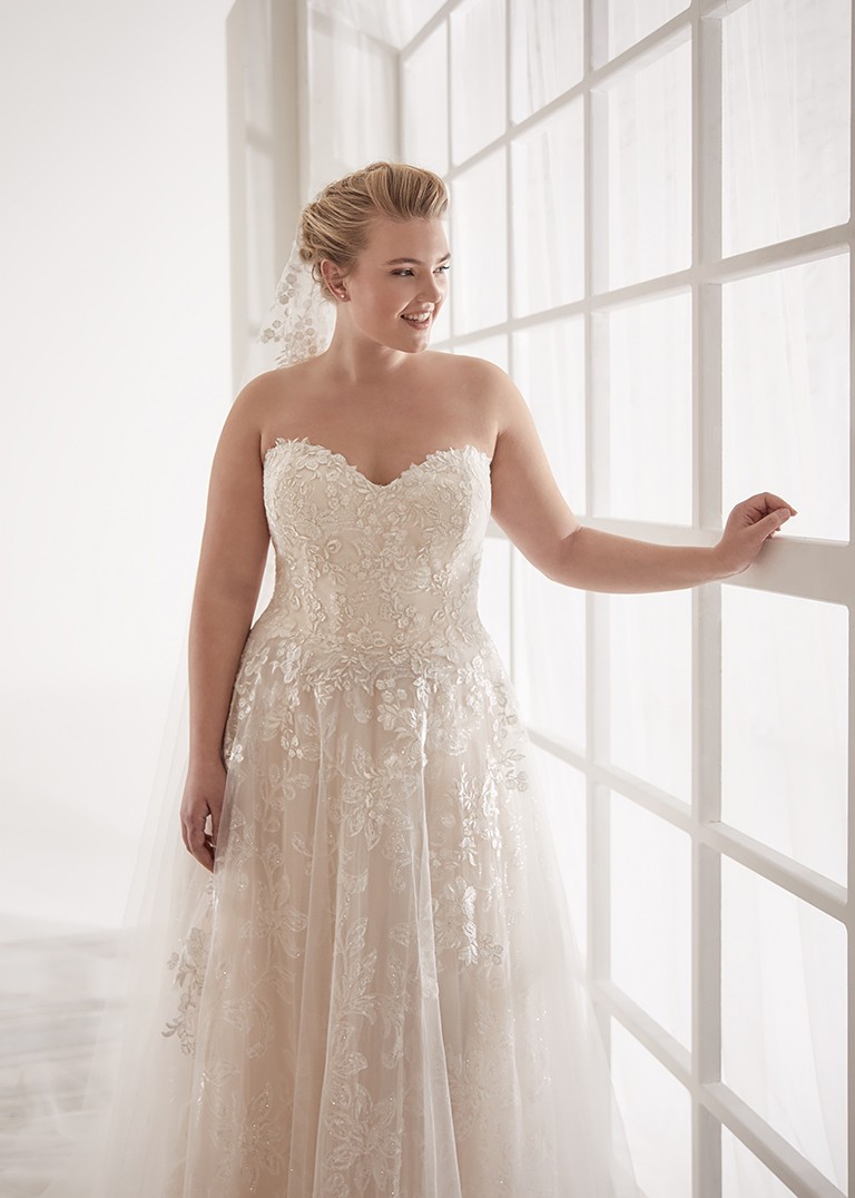 Vestidos de novia CVA20021 - WHITE ONE PLUS