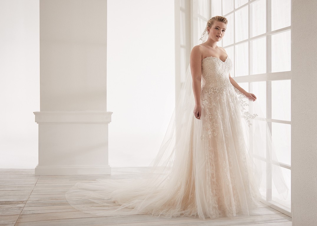 Vestidos de novia CVA20021 - WHITE ONE PLUS