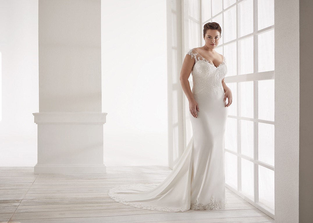 Vestidos de novia CVA20041- WHITE ONE PLUS