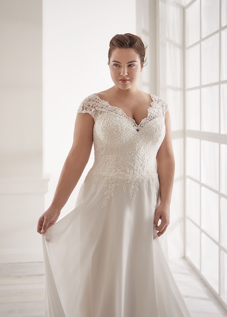 Vestidos de novia CVA20151 - WHITE ONE PLUS