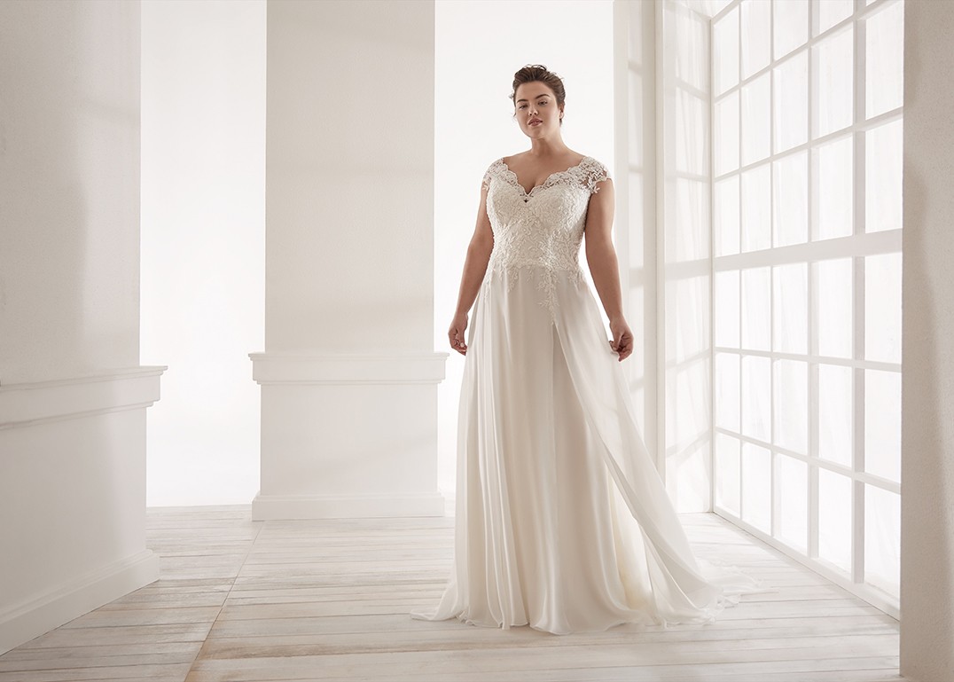 Vestidos de novia CVA20151 - WHITE ONE PLUS