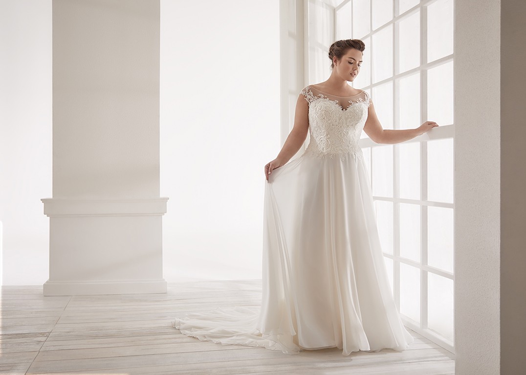 Vestidos de novia CVA20171 - WHITE ONE PLUS