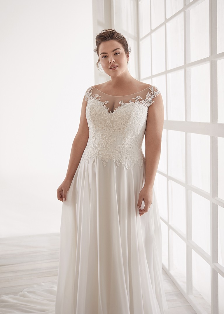 Vestidos de novia CVA20171 - WHITE ONE PLUS