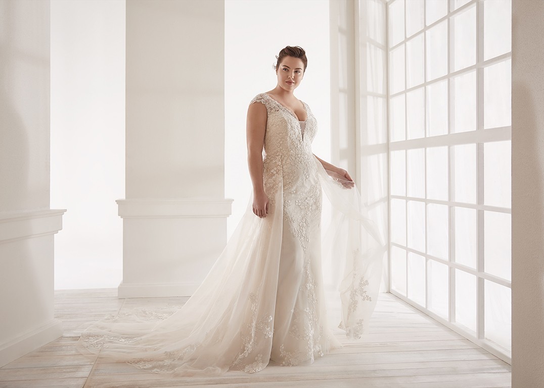 Vestidos de novia CVA20212 - WHITE ONE PLUS
