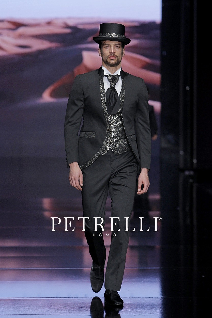 Traje de novio INFINITY-Negro - PETRELLI-ITALIA