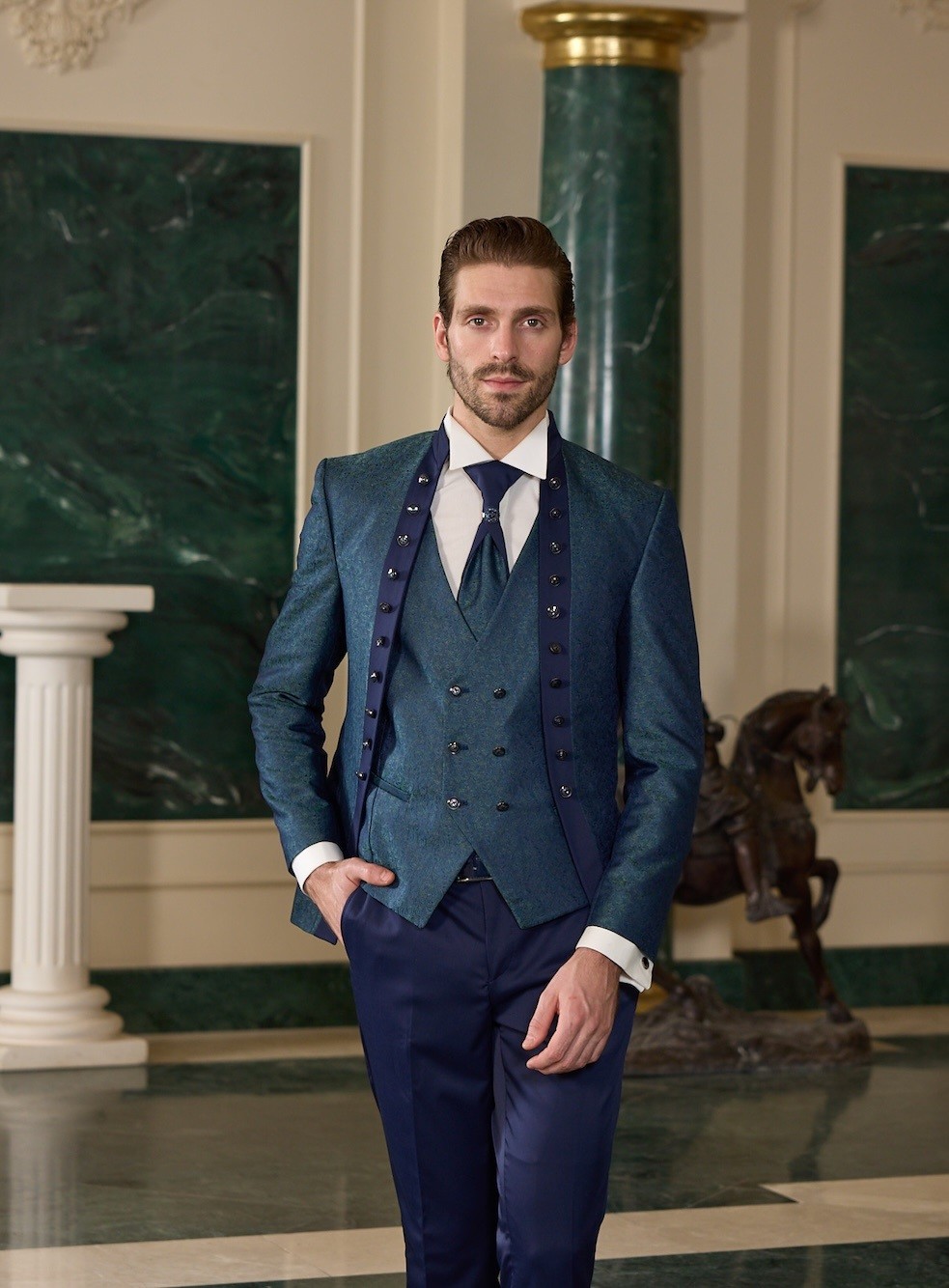 Traje de novio M23319 - SEDKA NOVIOS BLUE