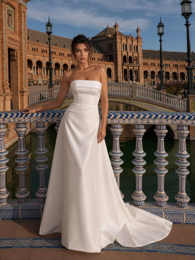 vestido-novia-halia-sedkaatelier-crepé-escotepalabradehonor-espaldarecta-frente-sedkanovias