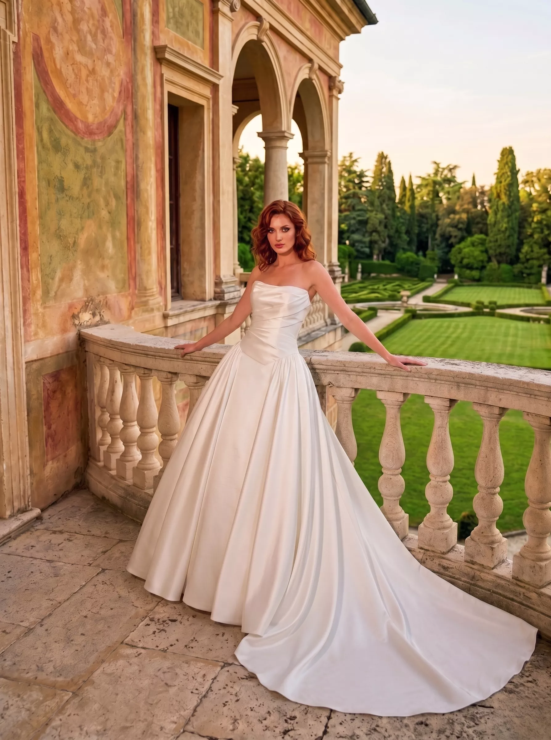 vestido-novia-lucerna-sedkacouture-crepé-escotepalabradehonor-espaldarecta-frente-sedkanovias