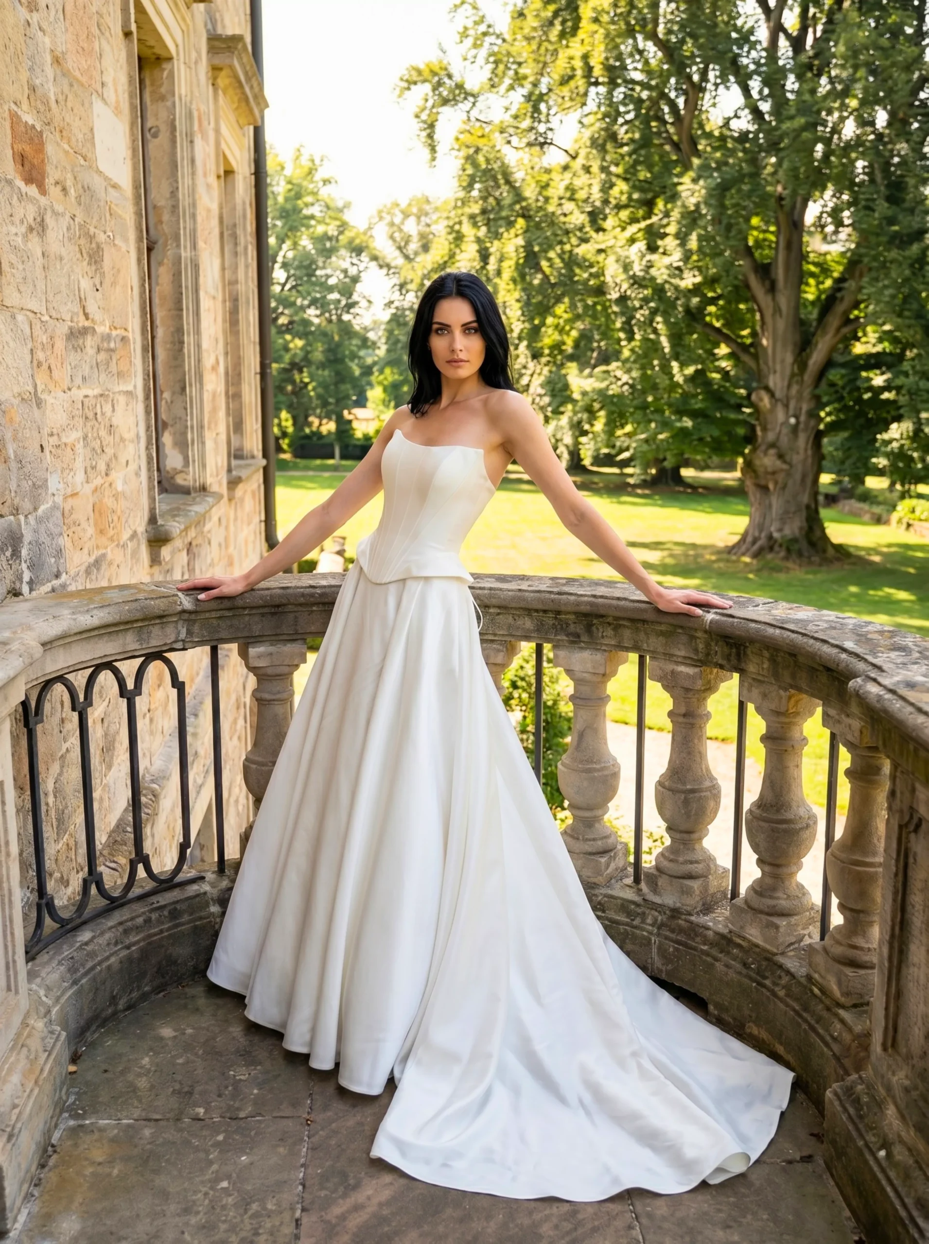 vestido-novia-onda-sedkacouture-crepé-escotepalabradehonor-espaldaenv-frente-sedkanovias
