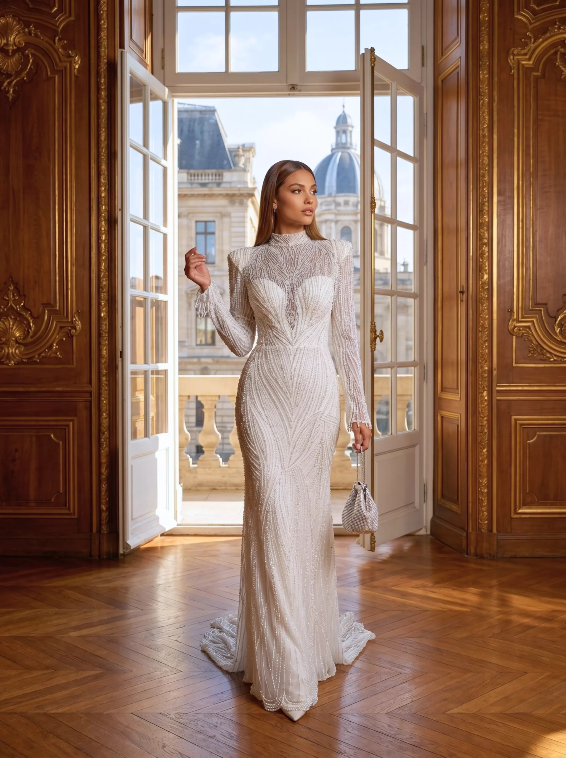 vestido-novia-sirelu-sedkacouture-encaje-escotecerrador-espaldacerrada-frente-sedkanovias