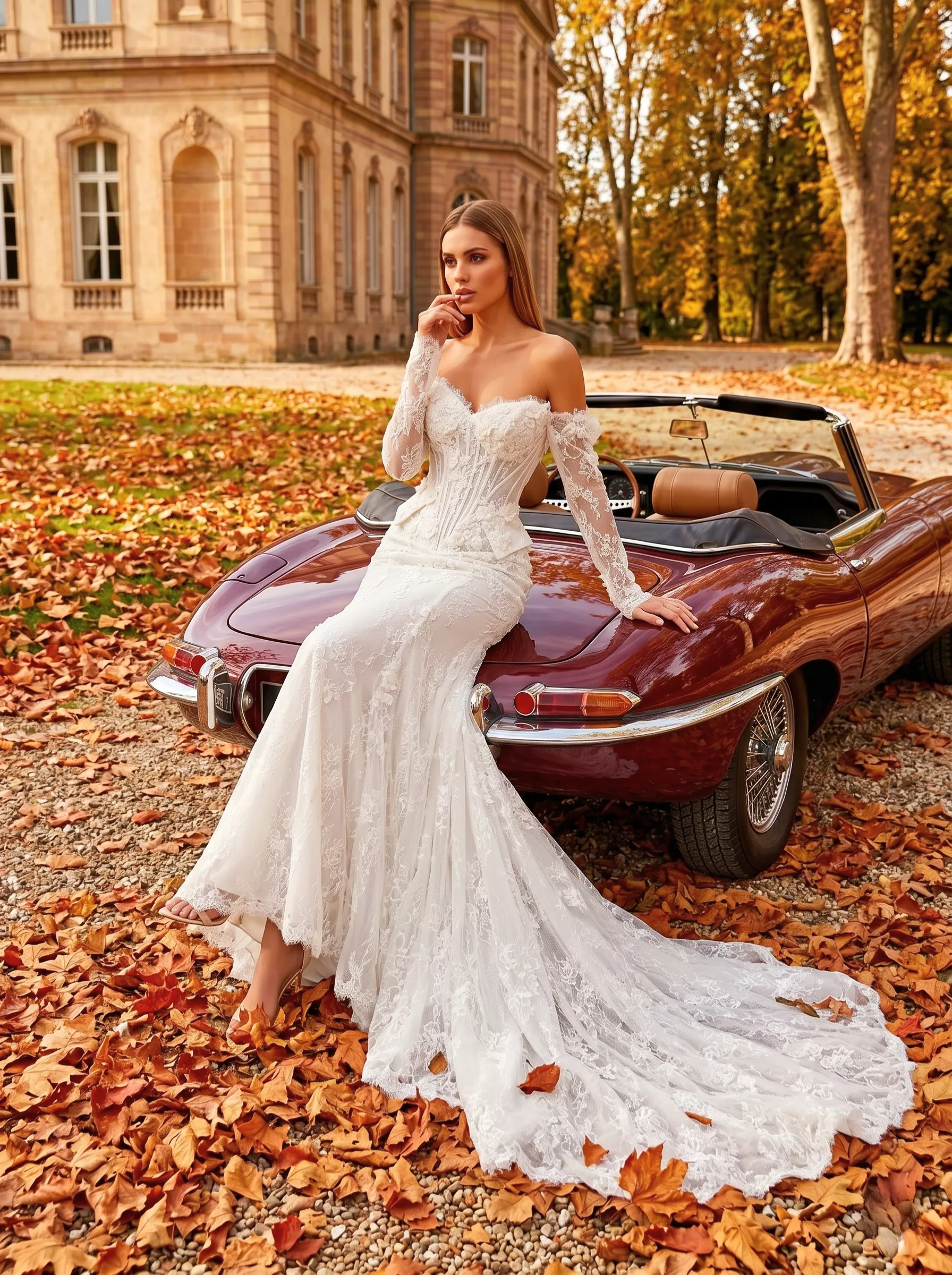 vestido-novia-sirevellea-sedkacouture-encaje-escotecorazón-espaldacorsé-frente-sedkanovias