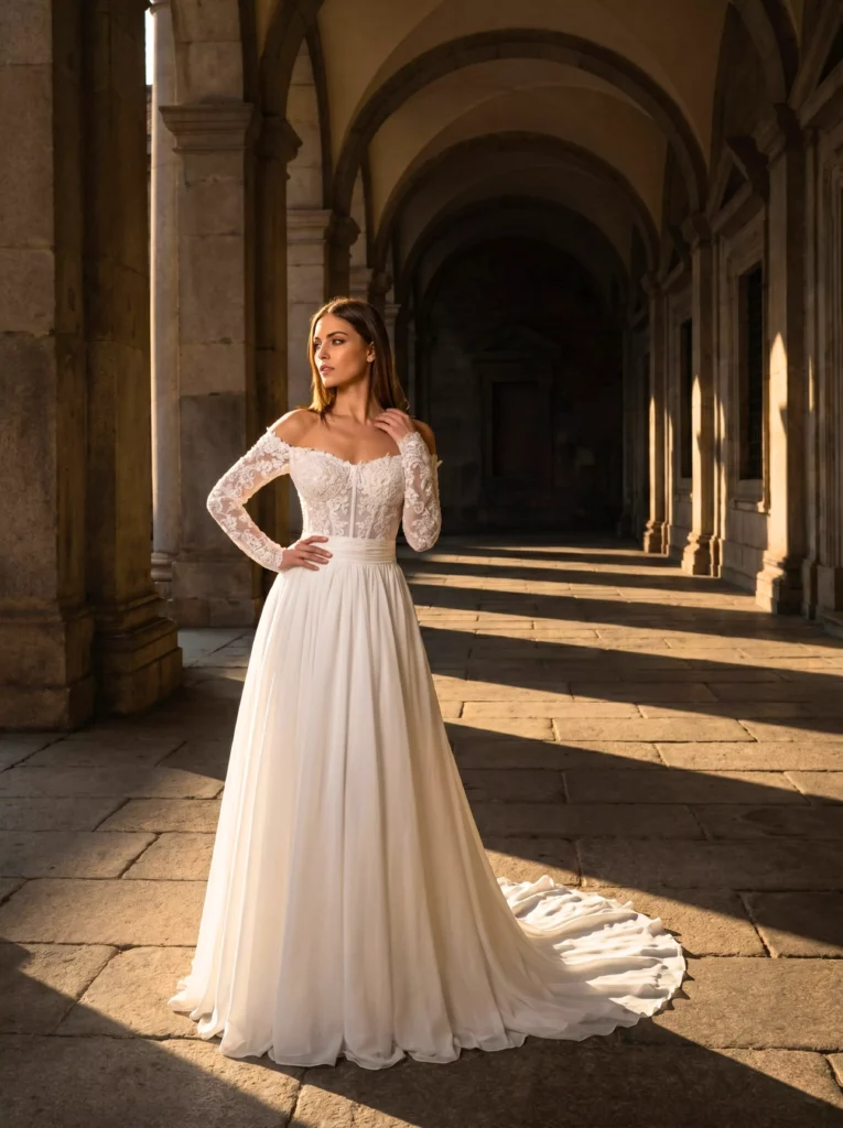 vestido-novia-siroco-sedkacouture-encaje-escotepalabradehonor-espaldarecta-frente-sedkanovias